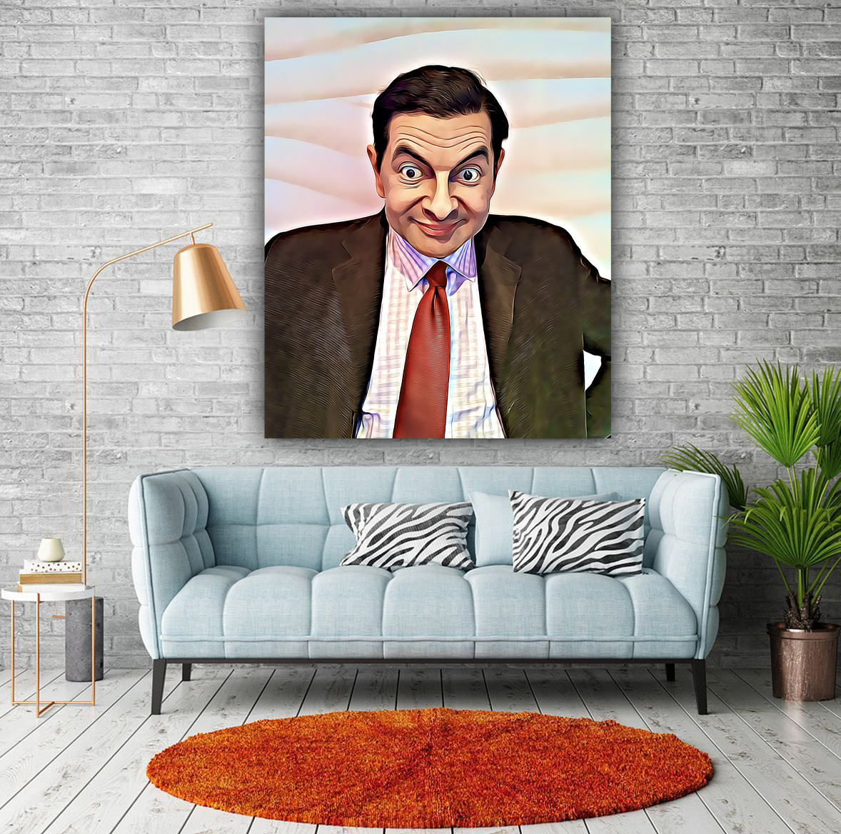 Mr. Bean Diamond Painting Planet