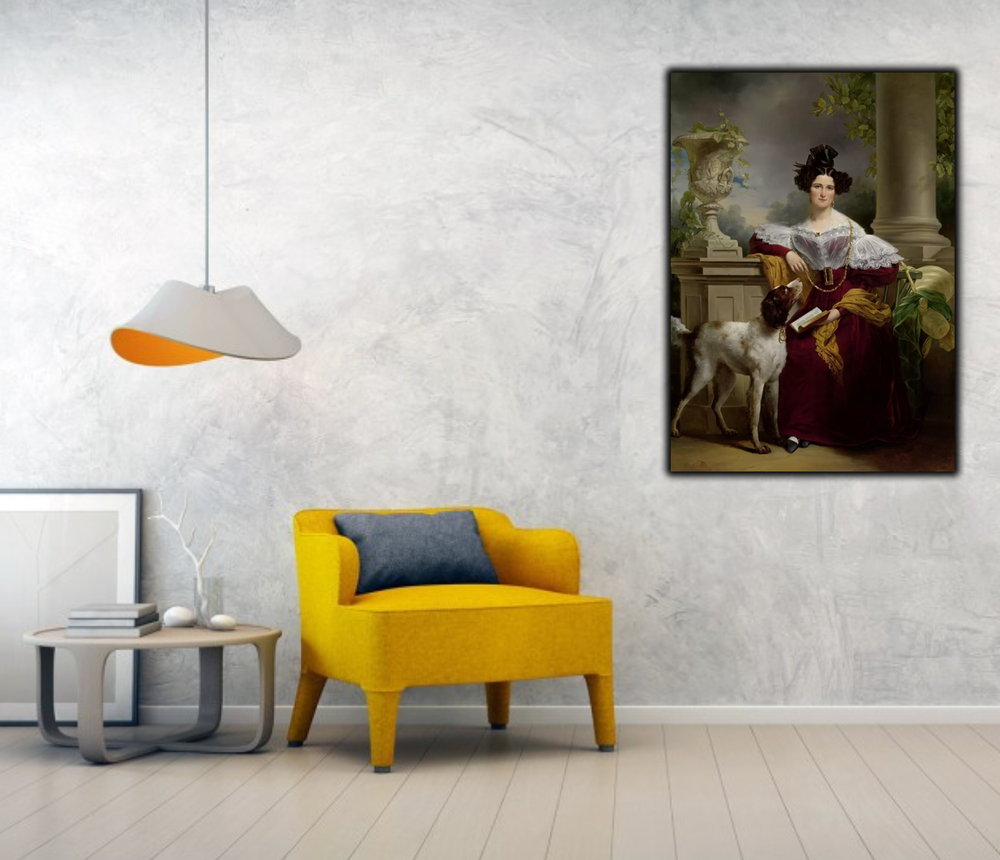 Jan Kruseman - Portret van Alida Christina Assink Diamond Painting Planet