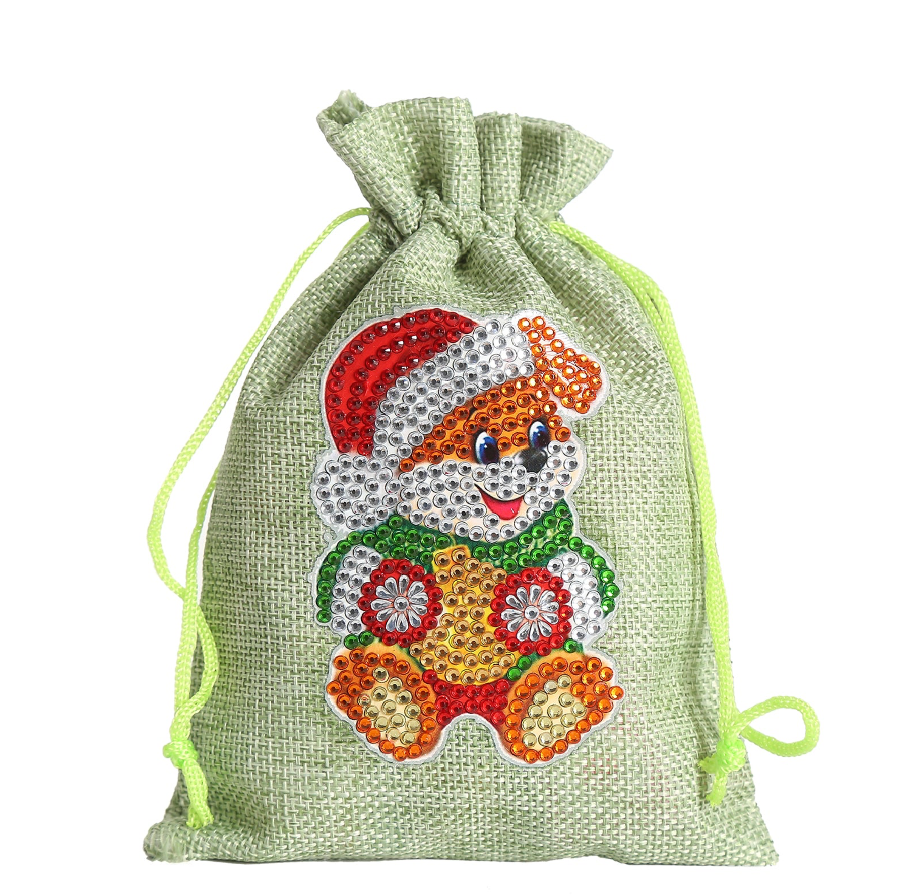 Kerst cadeauzakjes Diamond Painting Planet