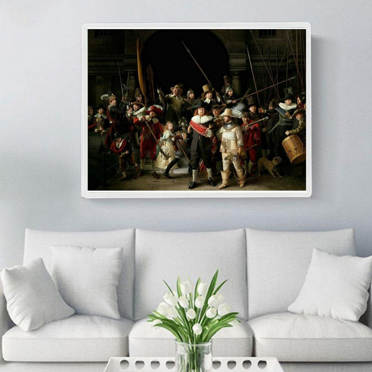 Rembrandt - Nachtwacht 50x60cm (Morgen in huis) Diamond Painting Planet