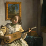 Johannes Vermeer - De Gitarist Diamond Painting Planet