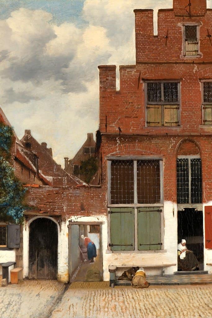 Johannes Vermeer - Het Straatje Diamond Painting Planet