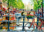 Amsterdamse gracht Diamond Painting Planet