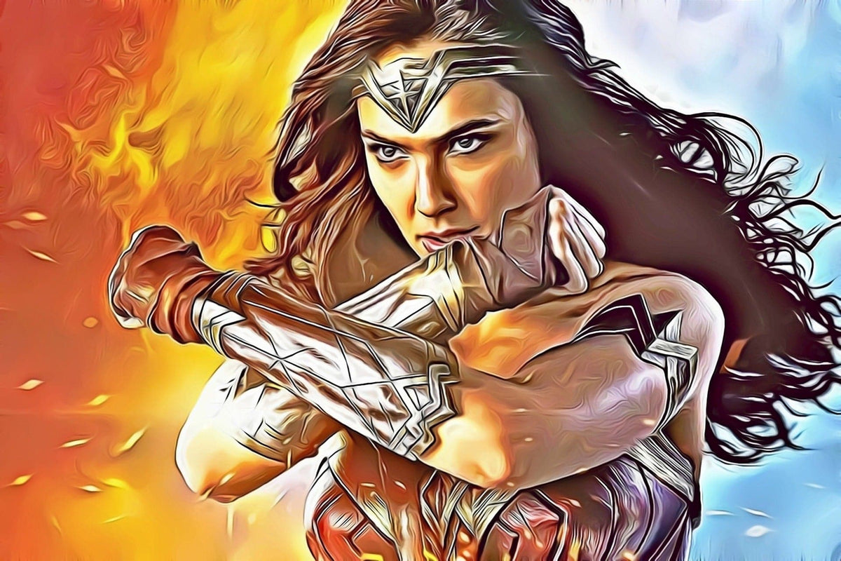 Wonder Woman Diamond Painting Planet